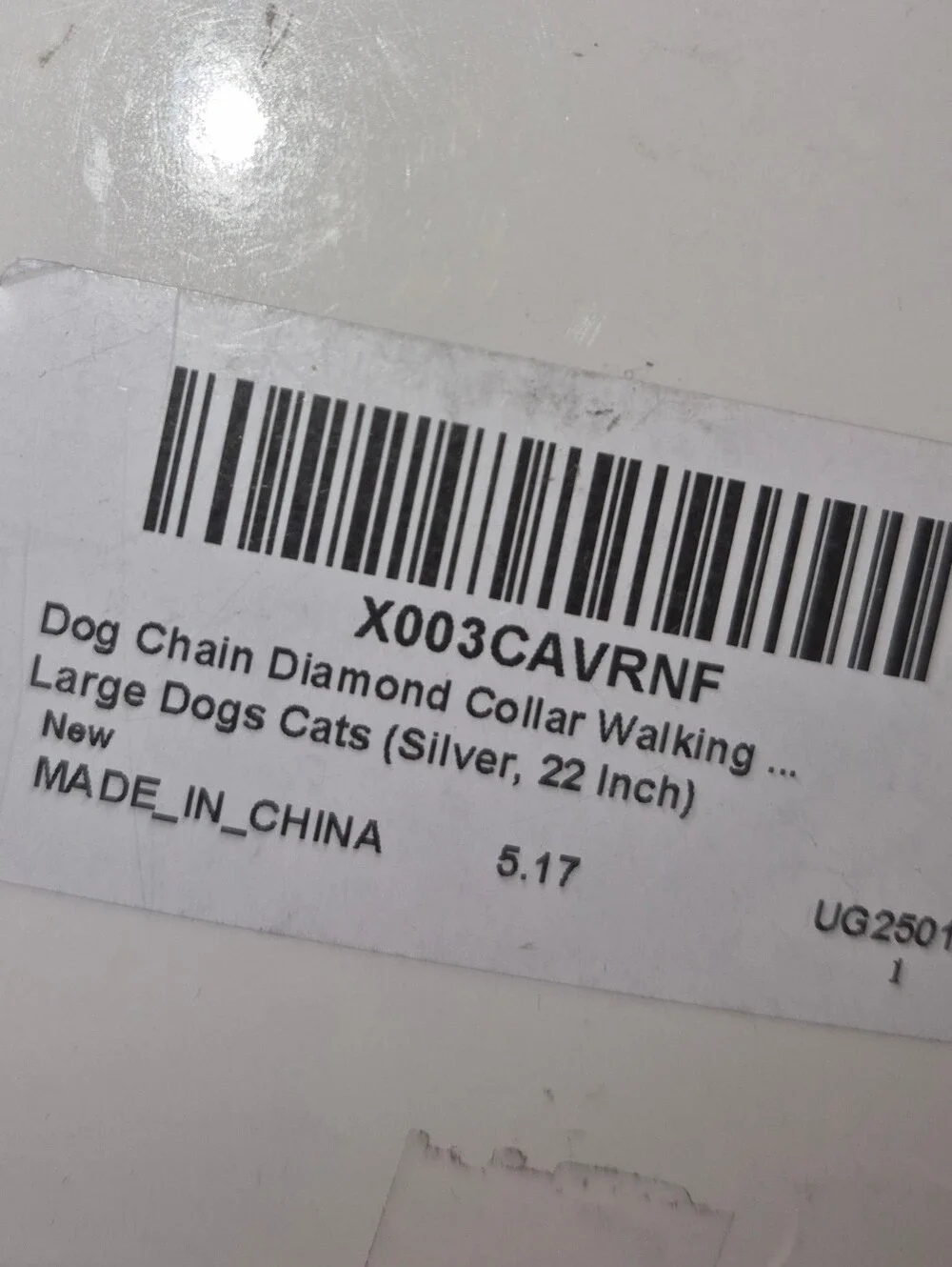 Large Bling Dog Collar